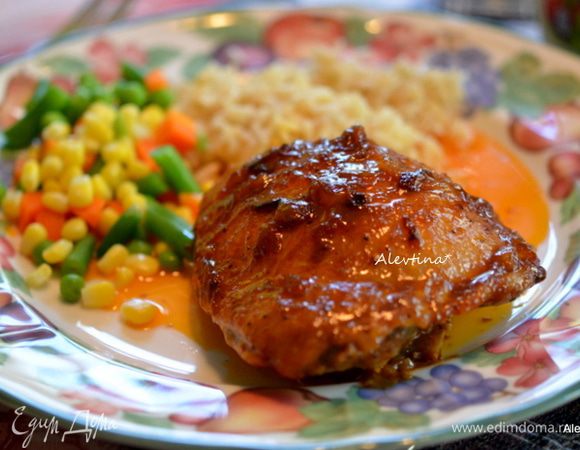Подаем к столу с готовым гарниром. Приятного аппетита.