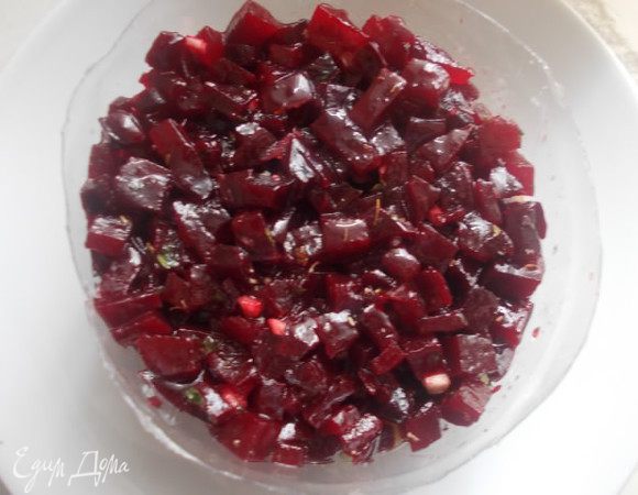 И снова слой свеклы.