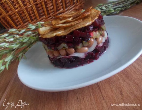 Наш салат готов, приятного аппетита!