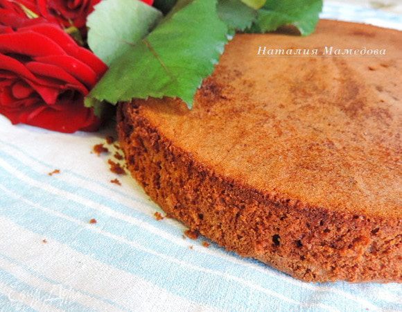 Приготовим шоколадный бисквит по рецепту http://www.edimdoma.ru/retsepty/73360-shokoladnyy-biskvit-ot-karla-shumahera.
Используем форму 20см.