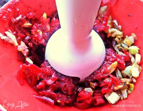 И взбиваем в пасту.