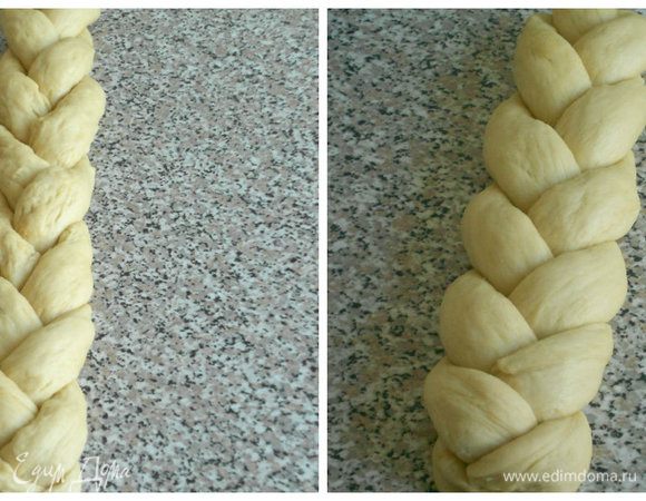 сплести две косы.