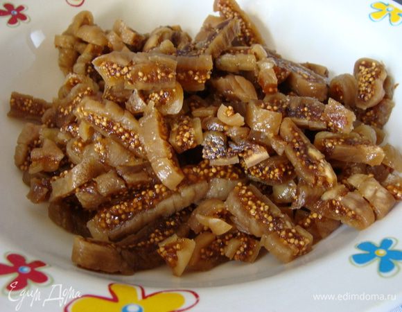 Мелко порезать.