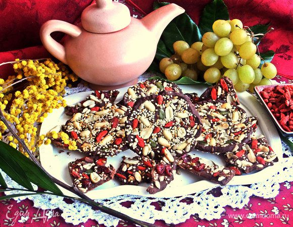 Теперь можете забегать ко мне на чаепитие, я Вас угощу такой шоколадкой с приятным дополнением)