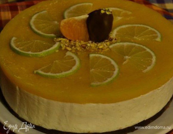 Можно дольками лайма, мандаринкой в шоколаде) 