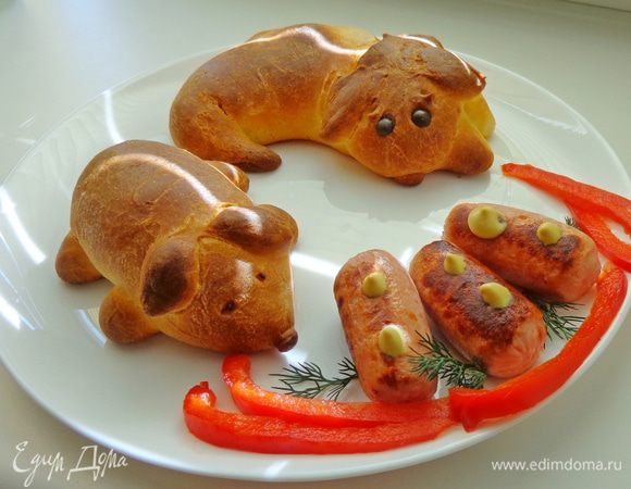 Но хрюш тоже с аппетитом съели!