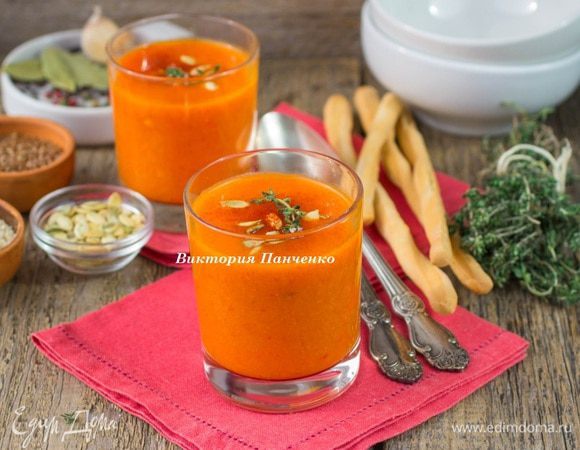 Подавать, посыпав тыквенными семечками, семенем льна или кунжутом.