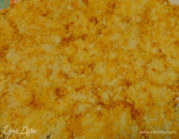 Вместо панировочных сухарей я использовала толченые солененькие крекеры.