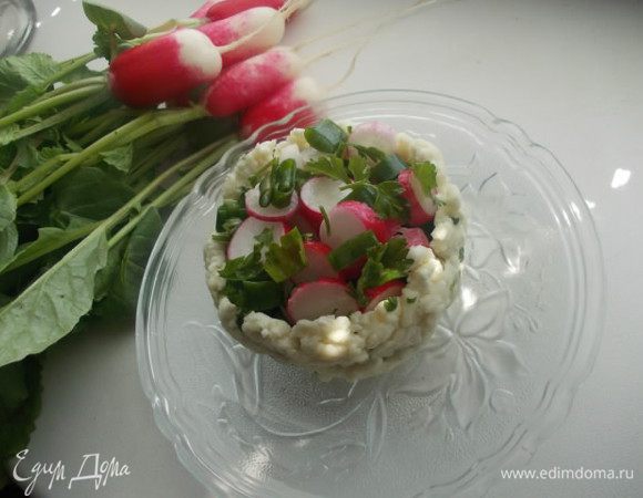 Редисочка и зелень с моей теплички! Это я хвастаюсь!!!