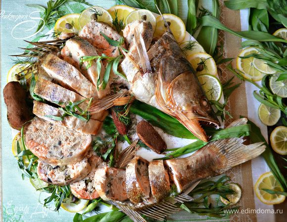 "Его Величество Судак" готов!  Наслаждайтесь вкусом этой поистине величественной рыбы! Приятного вам аппетита!