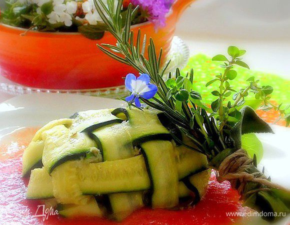  украсить зеленью   