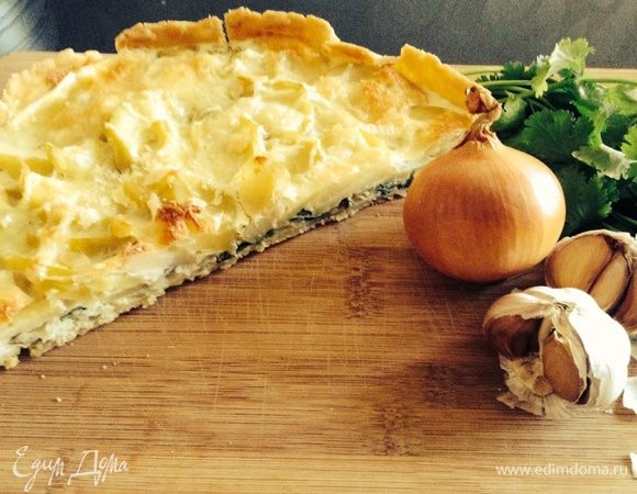 И картофель, шпинат, лук ...