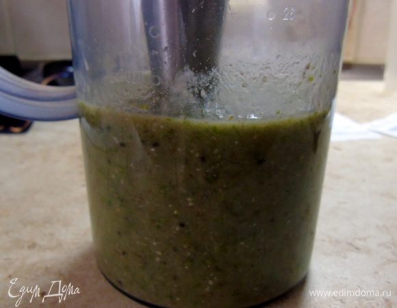 Все взбить блендером.