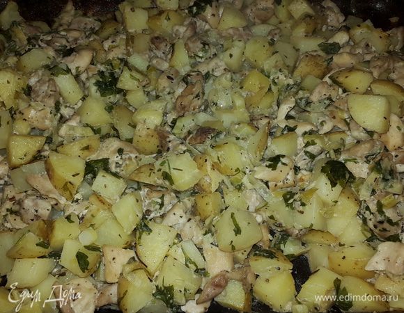 Выключаем духовку даем немного потомиться.