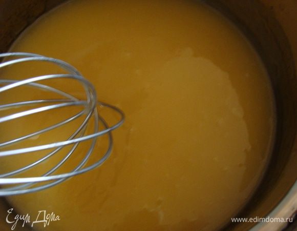 Для этого кол-ва творога я использовала 4 ст/л глазури.