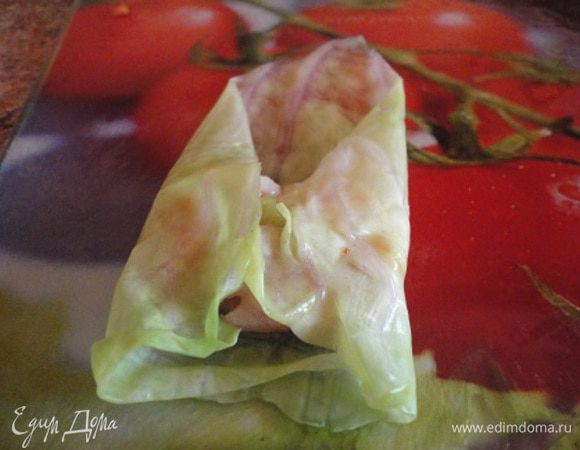 Закрываю боковыми сторонами.