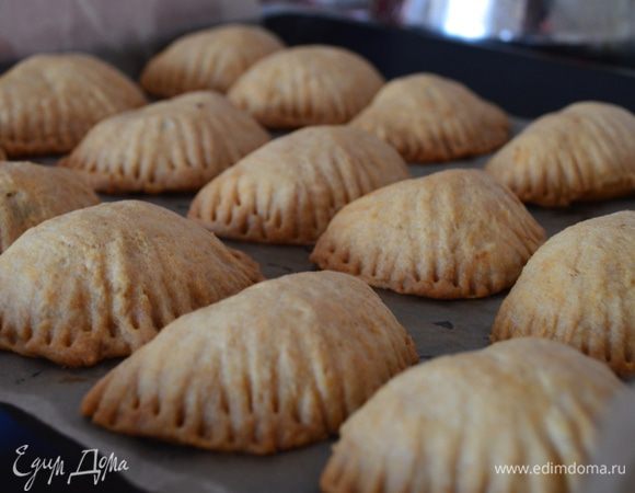 И в духовку на 20-25 мин при 180С. До золотистых бочков ракушек ;)