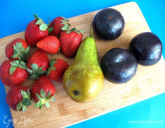 Фрукты  помыть. 