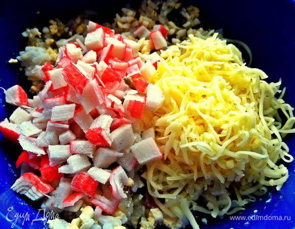 Соединить с начинкой.