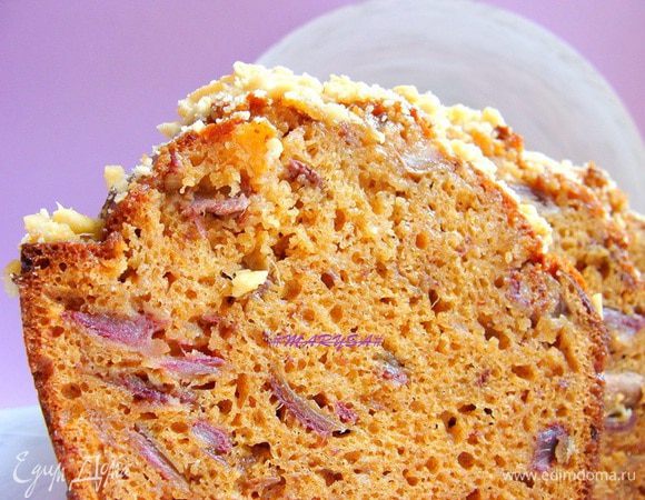 Структура кекса очень воздушная!
Кекс получается не сильно сладкий.