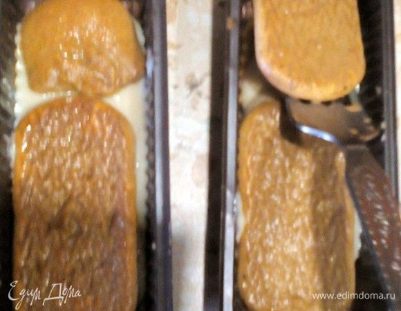 Снова печенье и т.д.
Последний слой - крем.