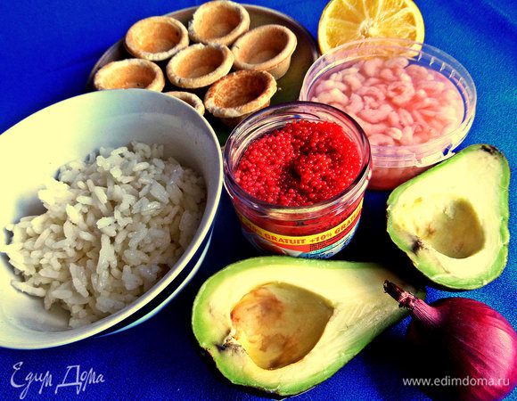 Нужные для начинки продукты.