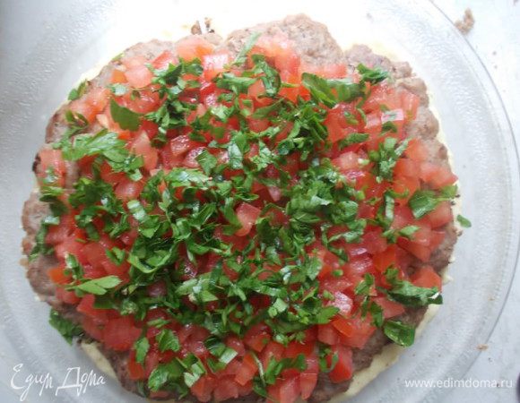 Затем зелень петрушки.