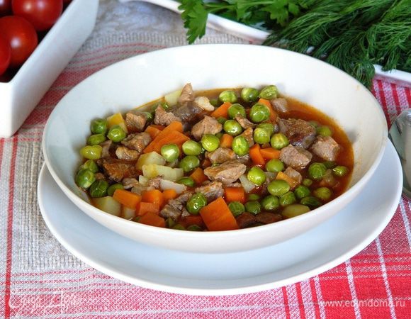 Вот и готово! Подаем горячим как основное блюдо. Можно вместе с рисом или свежими овощами!