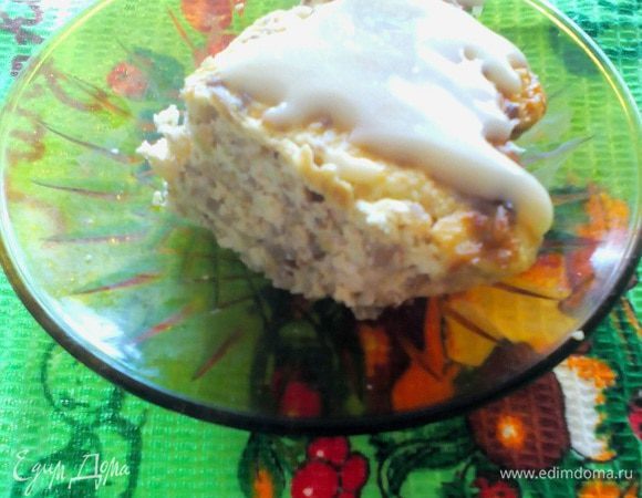 Подаём с мёдом /сгущёнкой /тем же йогуртом /вареньем или просто так!
Мне очень понравилось со сгущёнкой...