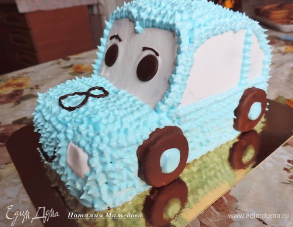 А это моя первая машинка, в подарок одному хорошему мальчику, которому исполнилось 8 лет)
Буду очень рада, если кто-то захочет воплотить эти идеи по оформлению в жизнь!