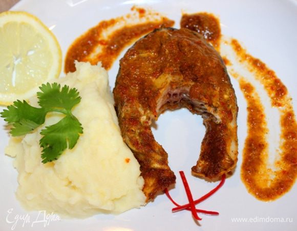 Подаем треску с картофельным пюре!
Всего вам вкусного!