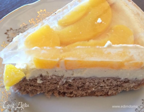 Утром готовый торт вынимаем из разъемной формы. Для более легкого процесса советую обдуть бока формы феном, а затем аккуратно пройтись ножом по внутренним стенкам формы - торт вынимается легко и без повреждений.

Вот и все, теперь приглашаю Вас к столу! Угощайтесь! 