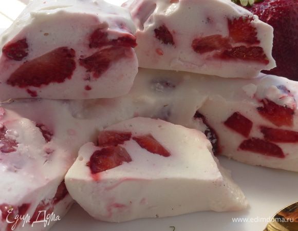 Бланманже в разрезе.