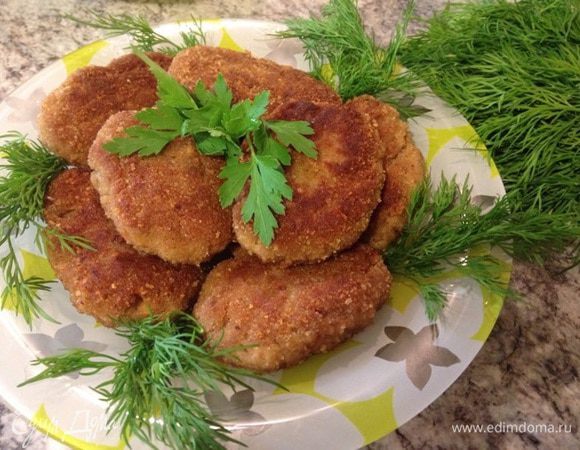 Вот такие котлетки получились! Угощайтесь!