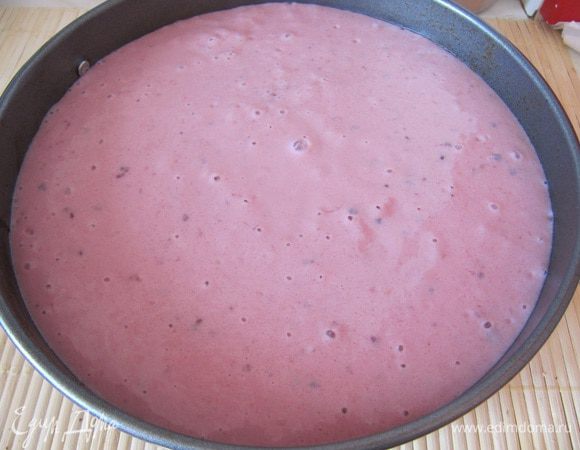 Поставить в холодильник до застывания, я оставила на ночь.