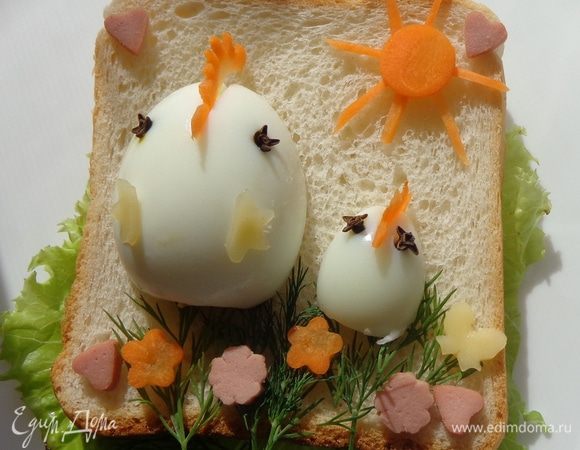 Я бы и еще поигралась... Но уже пришел сын с работы, поэтому  сделала только бутербродик.