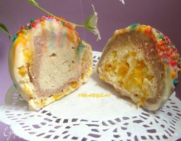 Вот разрез двух разных видов шариков.