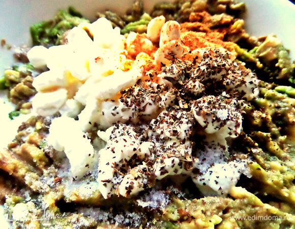 Чили и базилик ещё добавила.