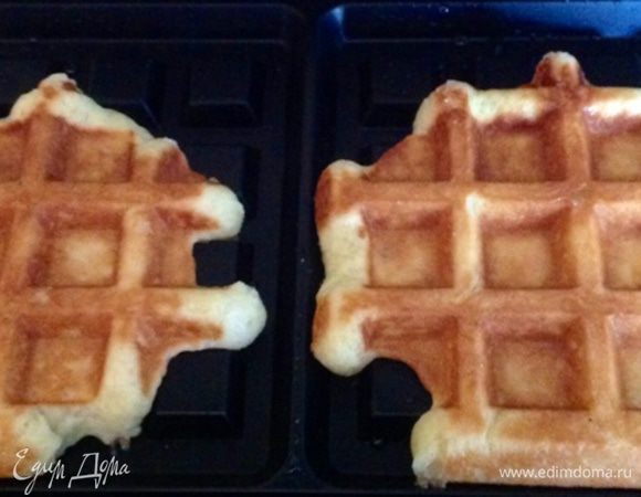 3-4 мин и вафли готовы!