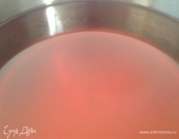 Процедить жидкость.