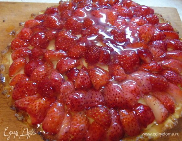 И последний штрих....заливаем прозрачным желе.