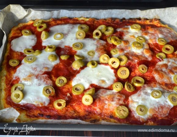 Запекать всё еще 10 минут. Подавать можно и не в очень горячем виде!