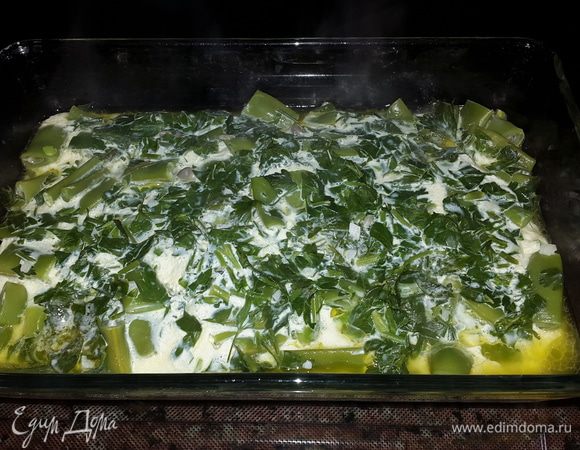 Затем снимаем фольгу и снова отправляем в духовку еще на 10 минут.