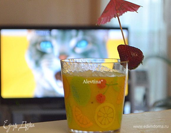 Разлить, разделить на 2 порции. Ммм... это очень вкусно и полезно.