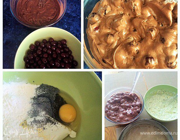 Подготовим форму (26 см) для запекания пирога, застелить дно пекарской бумагой, смазать сливочным маслом и обсыпать манкой или панировочными сухарями.