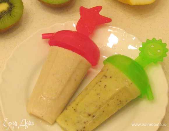 Десерт получается мягким, кремовым. Деткам понравится. 