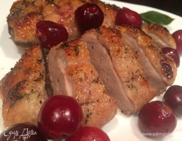 Подавайте с вишней. Приятного аппетита!!!