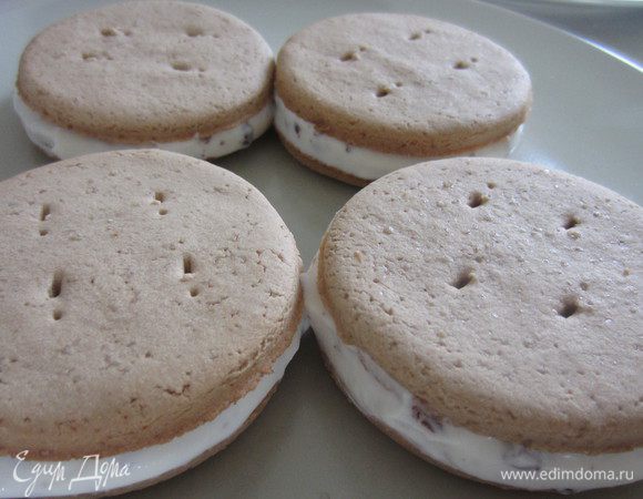 Такие печеньки можно и заморозить.