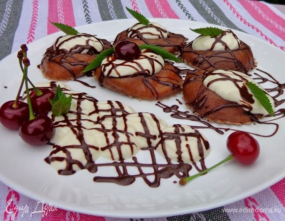 Готовые выложить на тарелку, украсить по романтичнее, как повелит фантазия. Зажечь свечи... Звезды зажгутся сами...