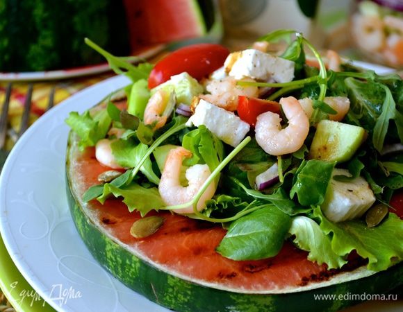 Подавайте сразу же на стол! 
Приятного вам аппетита и яркого лета! 